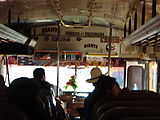 Trip to San Andrés Xecul - Chicken Bus Interior
