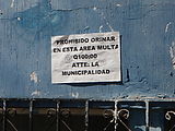 San Andrés Xecul - Prohibido Orinar - Sign