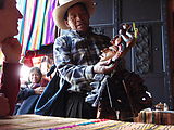 Chichi (Chichicastenango) - Market - Eating Breakfast - Man Selling - Laura
