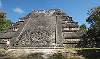 Tikal - Pyramid Ruin - Temple of Talud Tablero