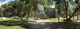 Tikal - Pyramid Ruin - Plaza of the Seven Temples