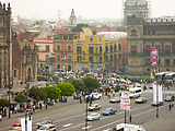 Zócalo - View from Hotel Magestic - Rooftop Restaurant