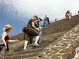 Teotihuacan - Pyramid of the Sun -  Rose - Robert - Laura - Lyra