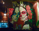 Bar with Catrina Mural