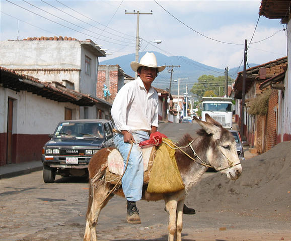 Mexico-2005--0946-0224-Eronga--Guy-Riding-Donkey.jpg. 