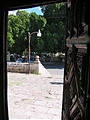 San Ignacio - Mission Church - View out Front Door