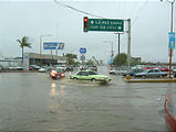 La Paz Rain Storm - Road