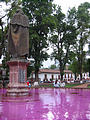 Pátzcuaro - Purple Water in Fountain