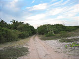 Coast West of Tuxpan - Where the Road Ends on the Beach - Looking South from the Canal de Cuautla