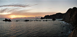 Punta Melaque - Sunset (panorama)