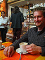 Night of the Dead - Pátzcuaro - Coffee Shop - Lars (photo by Geoff)