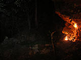Rancho Madroño - Campfire in the Woods (photo by Geoff)