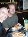 Morelia - Tortas for Lunch - Geoff, Lars (photo by Geoff)