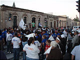 Morelia - Political Rally for Chavo Lopez Orduña (photo by Lars)