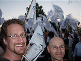 Morelia - Political Rally for Chavo Lopez Orduña - Lars, Geoff (photo by Lars)