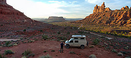 Utah - Valley of the Gods - Campsite - Sportsmobile