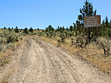 Crooked River National Grassland - Oregon - Road