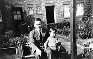 Jim - with Father - Joseph Silverton - Seaton Delaval Northumberland