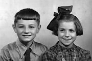 Jim - age 8 - Eileen - age 6 - Necklace from father, from India