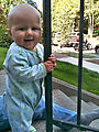 Lyra - First Time Standing, Holding Herself Up