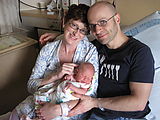 Laura - Lyra - Geoff (Photo by Liz)
