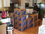 20091027 1522 P4149 - House - Moving In - 17 - Kitchen - Boxes
