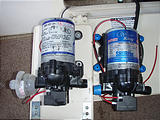 Both Water Pumps - Shurflow 2088-403-144 and Shurflow 2093-204-413 "Whisper King", in Sportsmobile