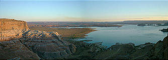 sunset over Lake Powell (7/27 7:19 PM)