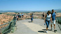 Bryce - viewpoint from which I took the (panorama) (7/29 11:05 AM)