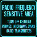 VLA - Radio Frequency Sensitive Area - Sign