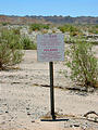 Sign - "Danger Military Reservation" - Chocolate Mountain Aerial Gunnery Range (May 30, 2006 12:07 PM)