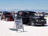Utah - Speed Week - Bonneville Salt Flats - Sign: "Pre Stage, Long Course, SOT Course"