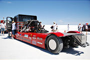 Utah - Speed Week - Bonneville Salt Flats - Truck with Huge Engine