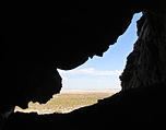 Utah - Silver Island Mountains - Deep cave with small entrance