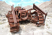 Utah - Crater Island - Tungsten Mill - Old Bulldozer