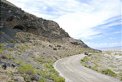 Utah - Silver Island Mountains - Large Cave by Road