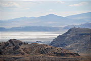 Utah - Silver Island Mountains - Ridge East of Leppy Pass - Looking South to Wendover Peak - Radio Towers