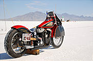 Utah - Speed Week - Bonneville Salt Flats - Motorcycle - Indian - "Broken Spoke"