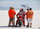 Utah - Speed Week - Bonneville Salt Flats - Motorcycle