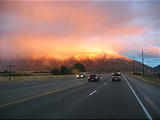Sunset near Salt Lake City (6:59 PM Oct 4, 2005)