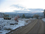 Camping - Cold morning in snow - Sportsmobile (7:28 AM Oct 5, 2005)