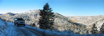 Reservation Ridge - Snow (9:09 AM Oct 5, 2005)