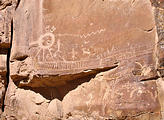 Nine Mile Canyon Road - Petroglyphs (3:16 PM Oct 5, 2005)