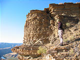 Horse Bench - Cliffs - Laura (9:00 AM Oct 6, 2005)