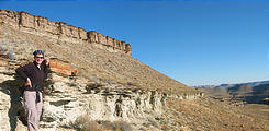 Horse Bench - Cliffs - Laura (9:15 AM Oct 6, 2005)