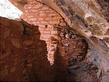 Comb Ridge - Ruins - Walls (6:47 PM Oct 9, 2005)