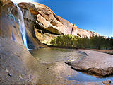 Calf Creek Falls Trail - Waterfall (1:33 PM Oct 13, 2005)