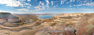 View from Romana Mesa - Alstrom Point - Lake Powell (10:59 AM Oct 15, 2005)