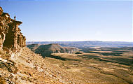 Horse Bench - Laura on Cliff