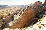 Capitol Reef National Park - Strike Valley Overlook - Waterpocket Fold - Looking Southeast from Strike Valley Overlook